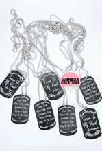 Load image into Gallery viewer, Personalized Dog Tag Necklace
