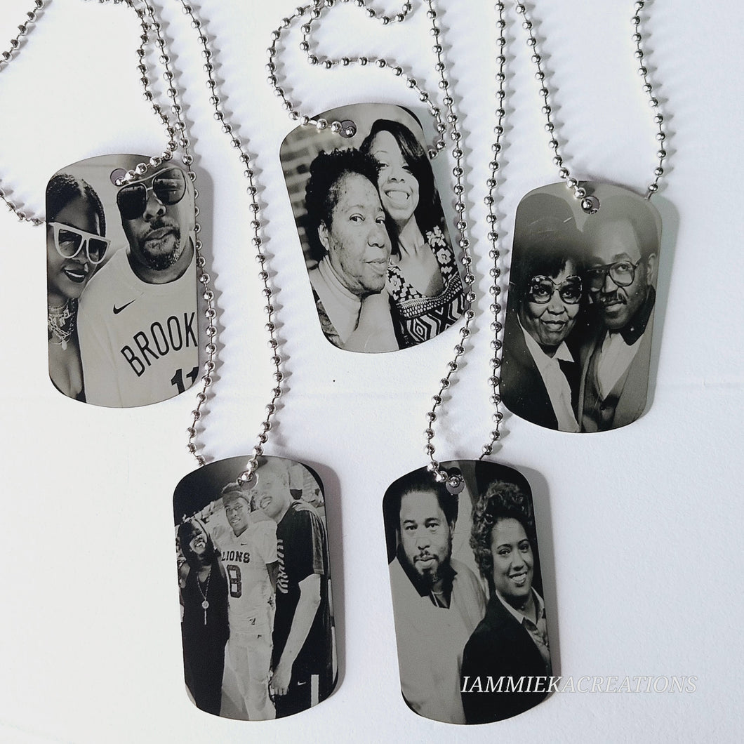 Personalized Dog Tag Necklace